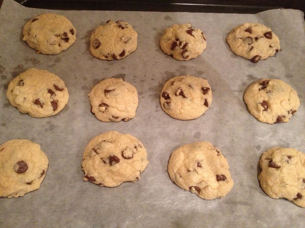 Cool on baking sheet for a few minutes.