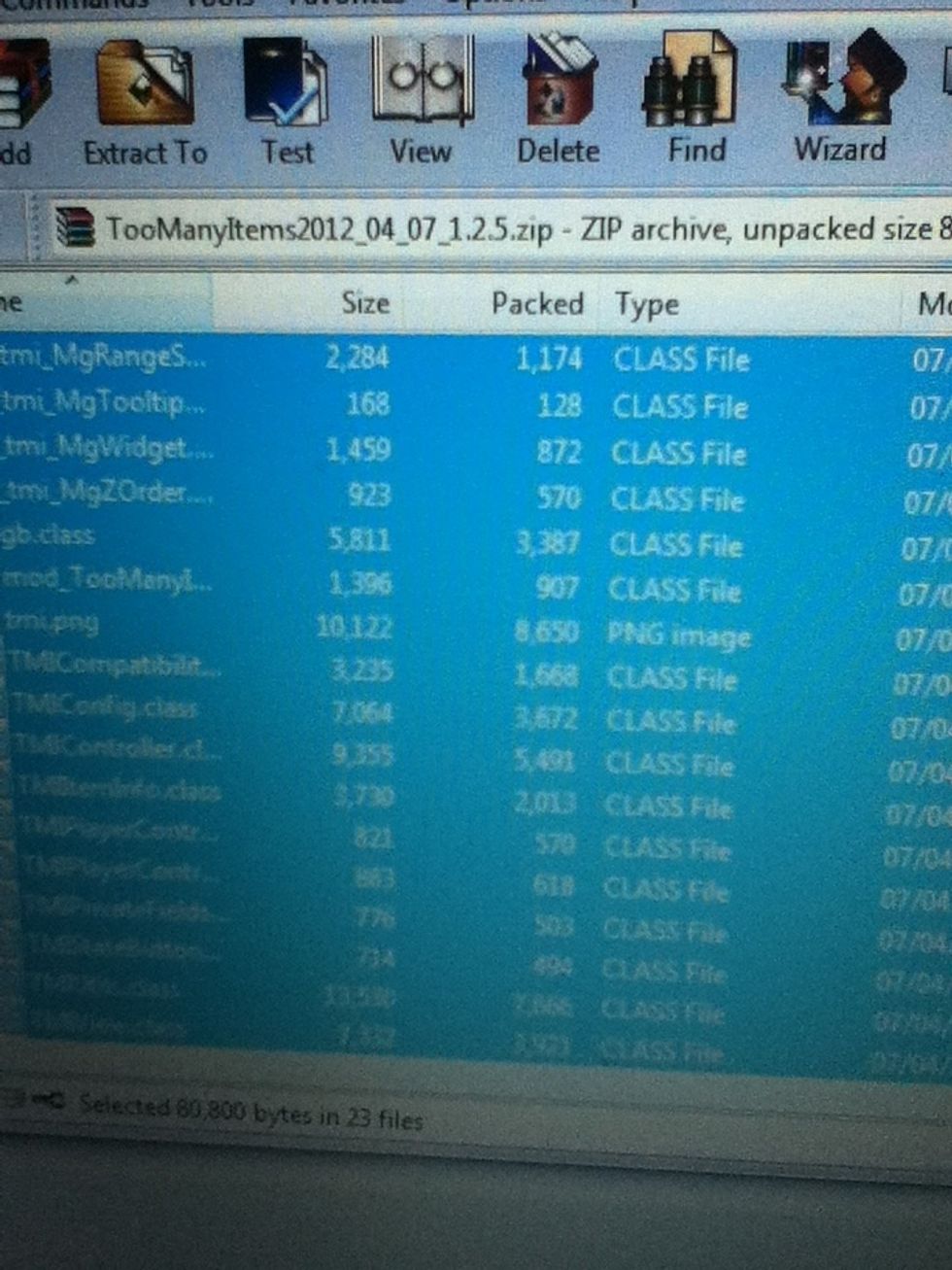 Copy all of the items from the folder