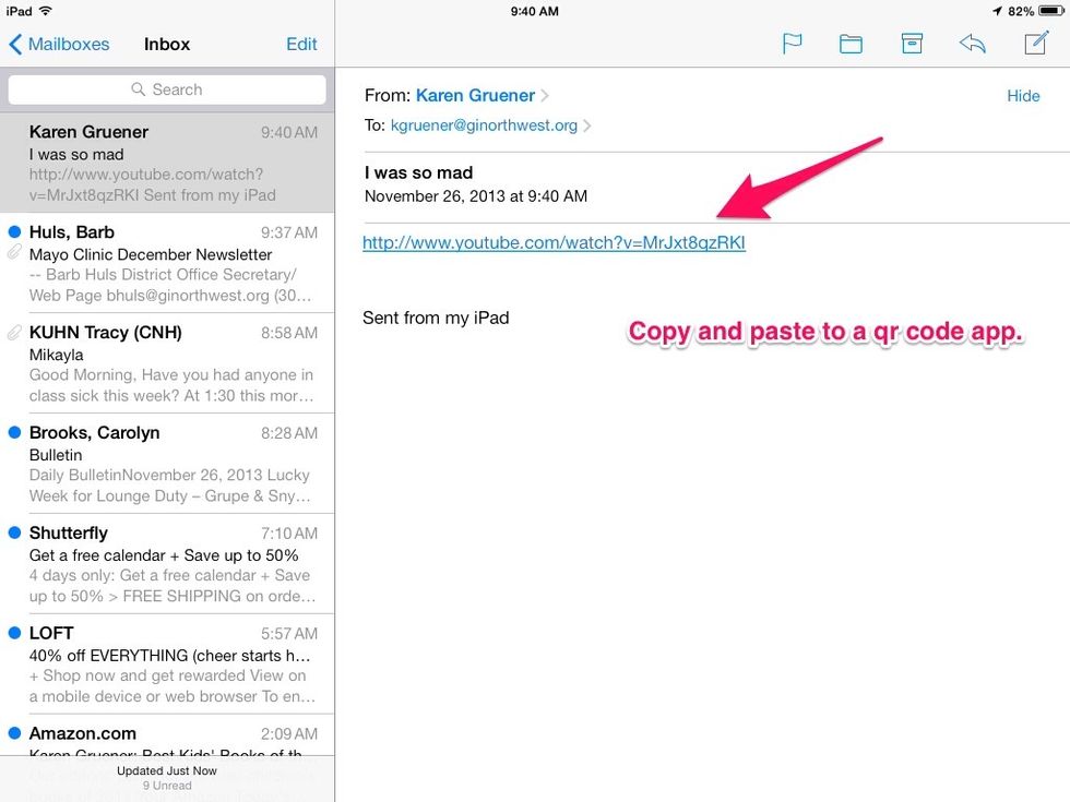 Copy the address.