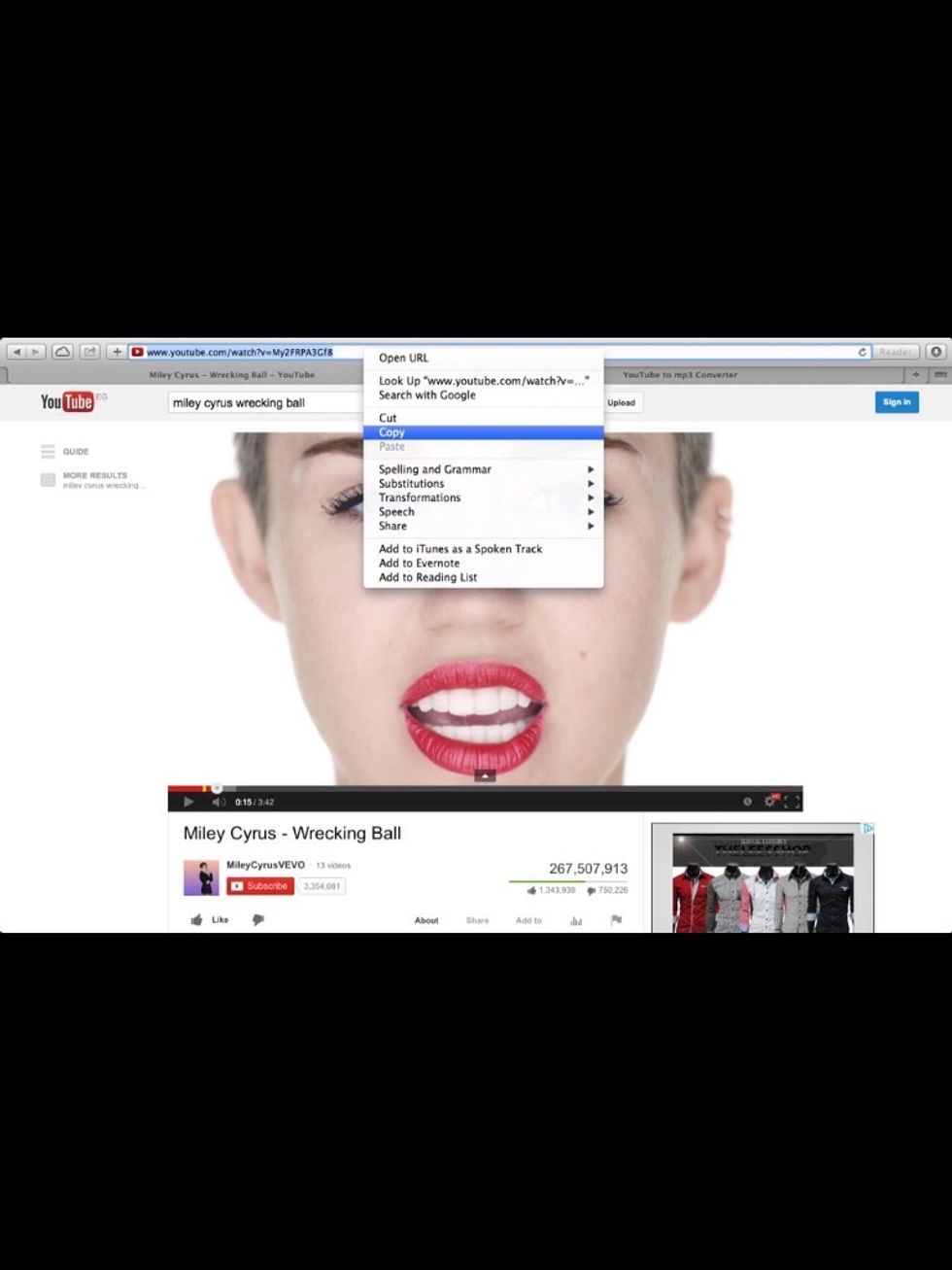 Copy the url/link at the top