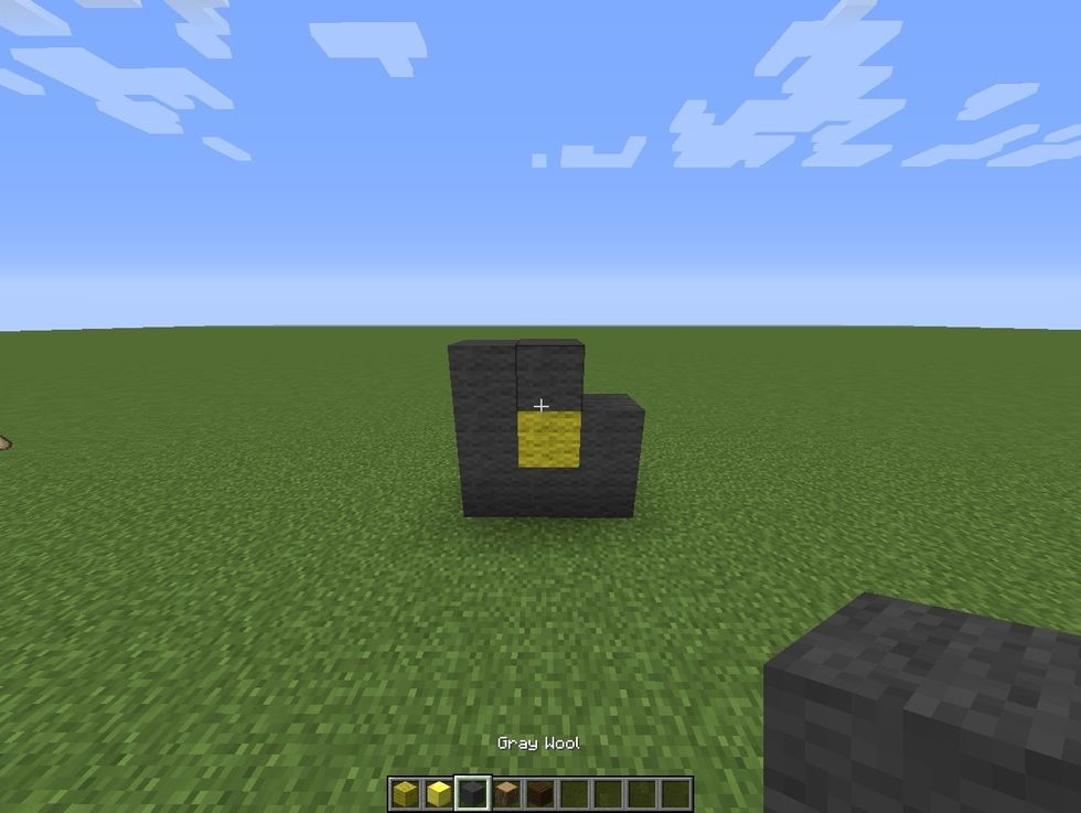 Copy this almost 3 by 3 design.