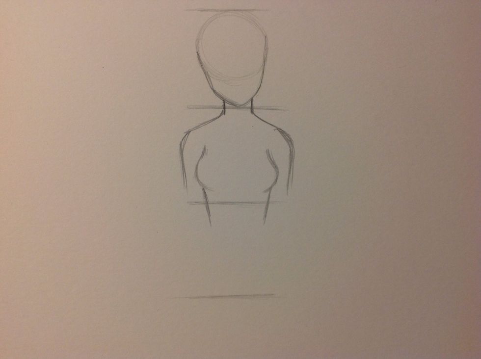 Copy what the lines show.