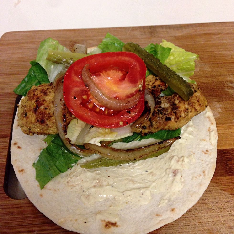 Could be served as a sandwich