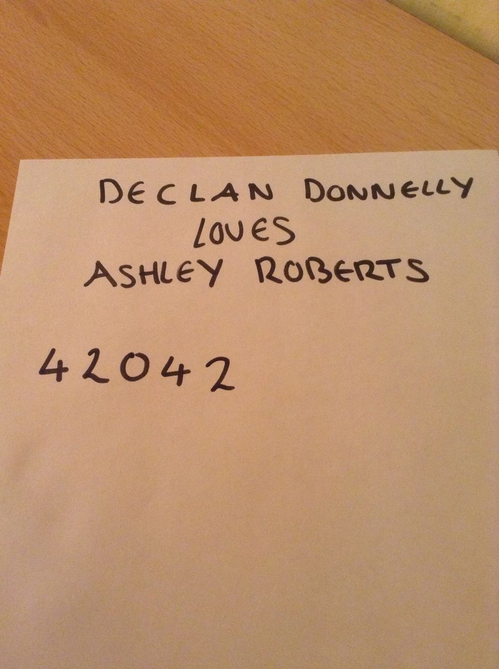 Count how many "L's" there in both names, in this case 4 then write it down. Do this for all of the letters in the word "loves".