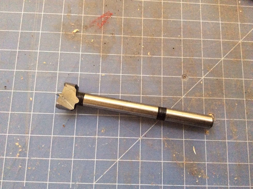 Counter sink drill bit. I used this on the back of the board to sink the lock nuts. Be careful I cut the crap out of my hand with it. Super sharp so wear gloves. Also start your holes first with this.
