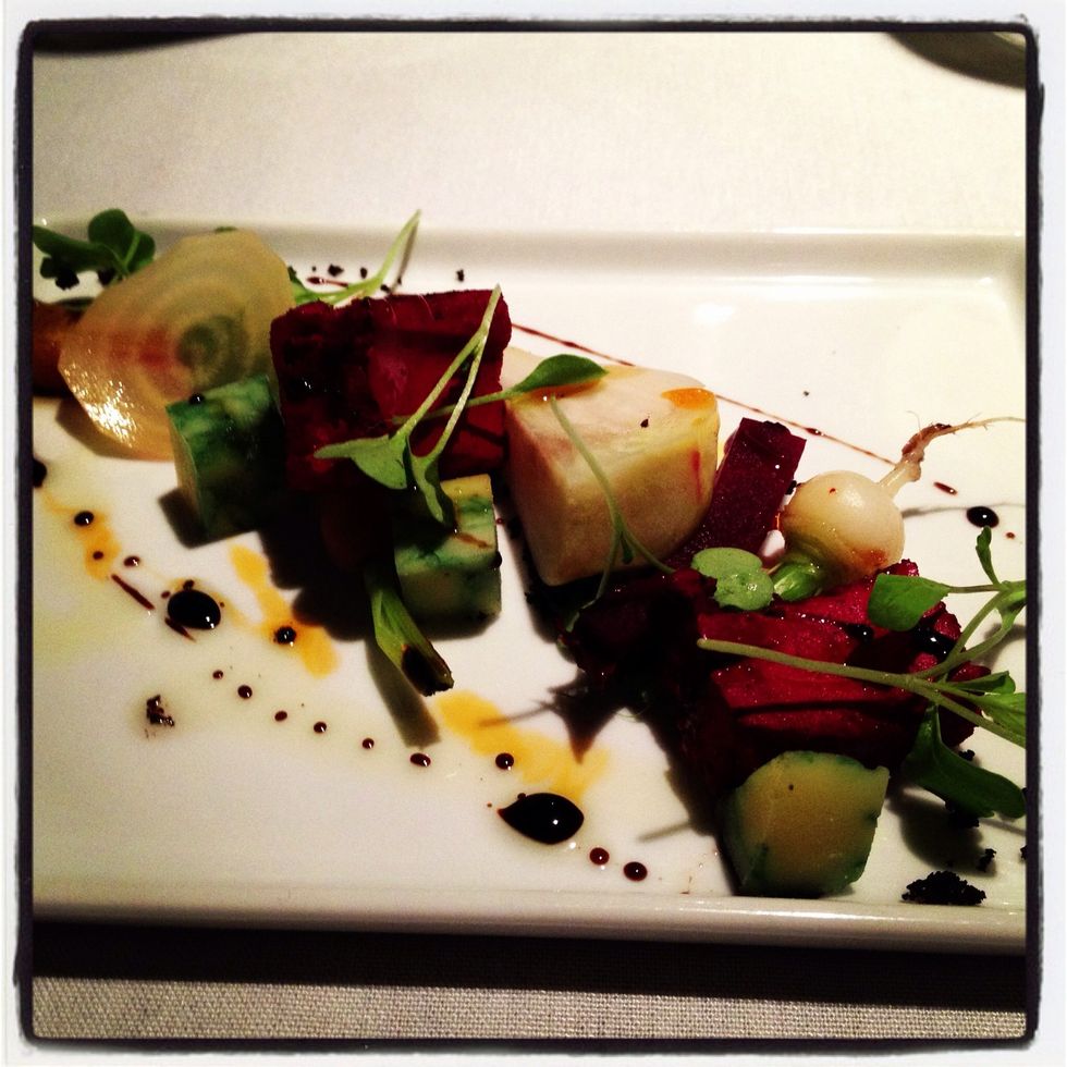 Course 1- beet salad