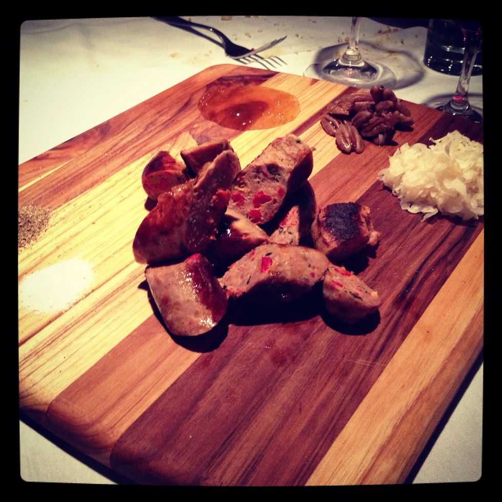 Course 10- lamb sausage