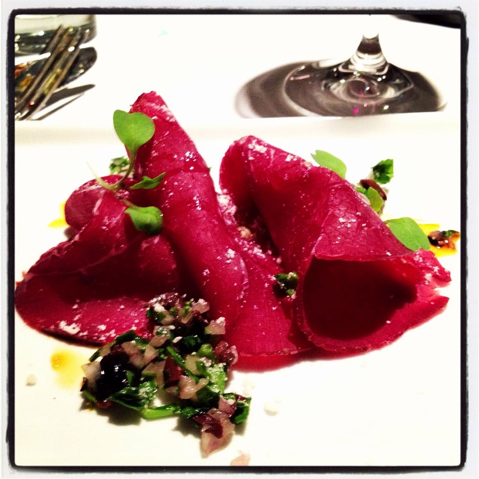 Course 7- Carpachio with Breseale