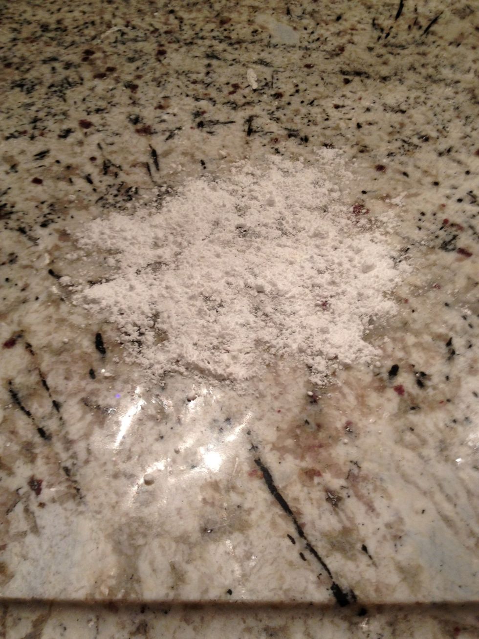 Cover a clean work surface with confectioners sugar. Dump the marshmallow mix out on your work surface and knead in the sugar, 1/2 cup at a time.