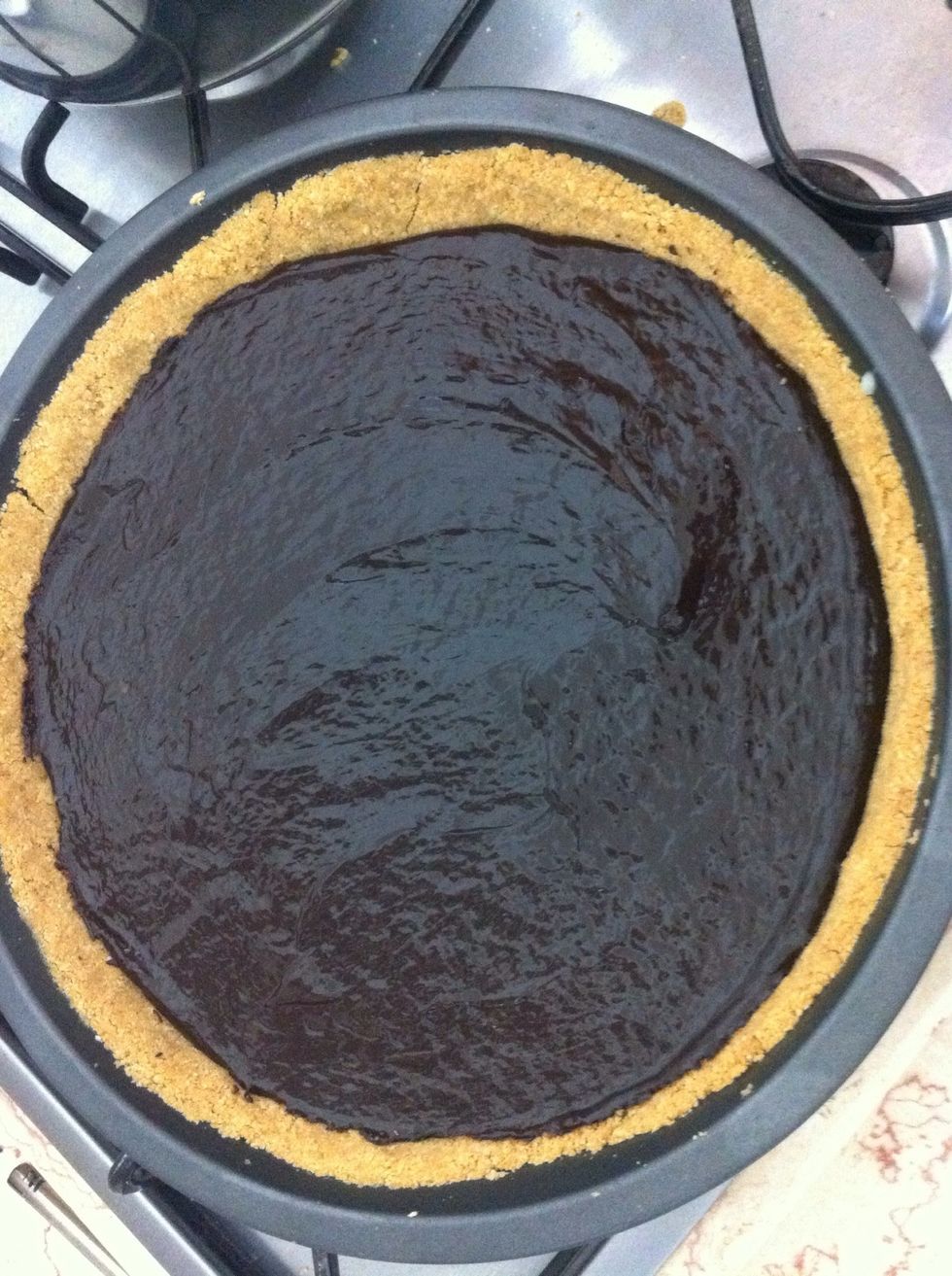 Cover all with the chocolate