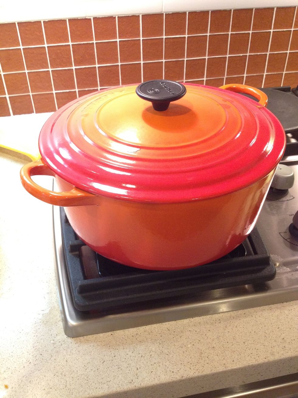 Cover and bring to a boil.