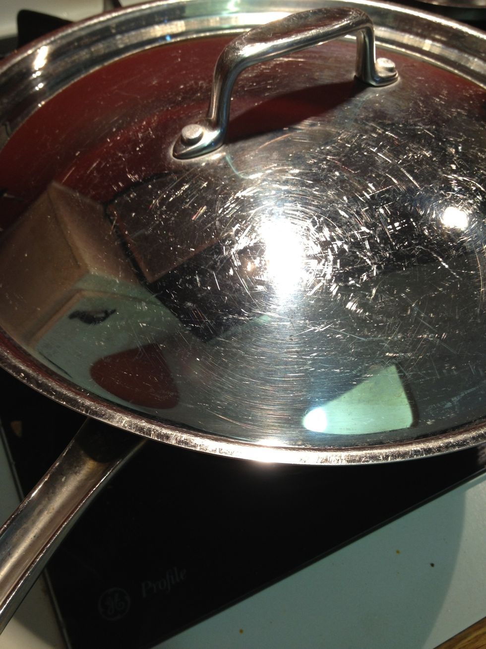 Cover and check and stir it frequently.