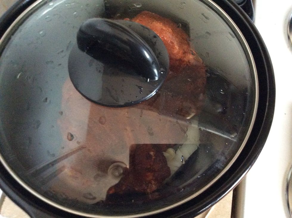 Cover and cook low remember. Low and slow