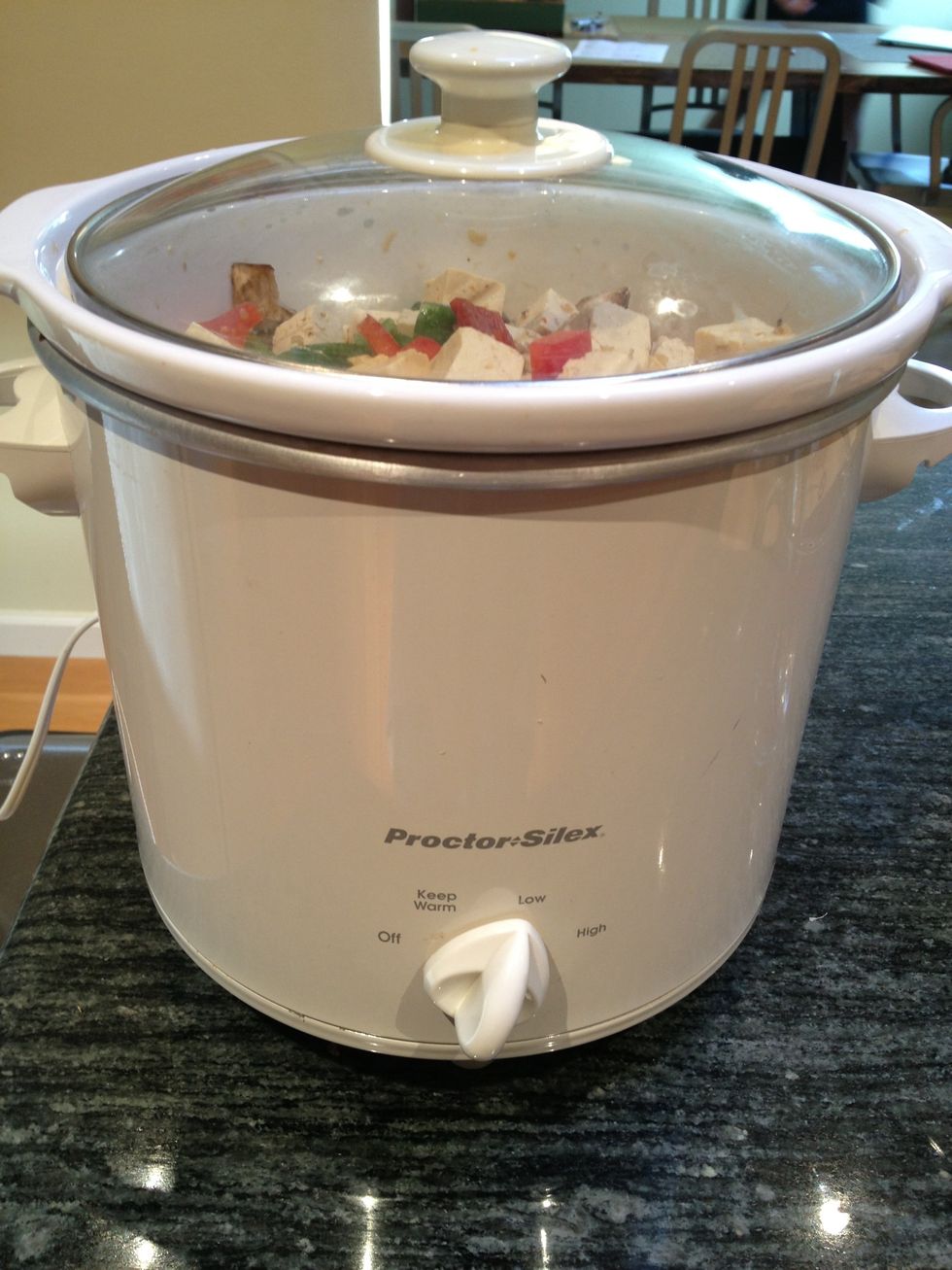 Cover and cook on low for 6 to 8 hours.