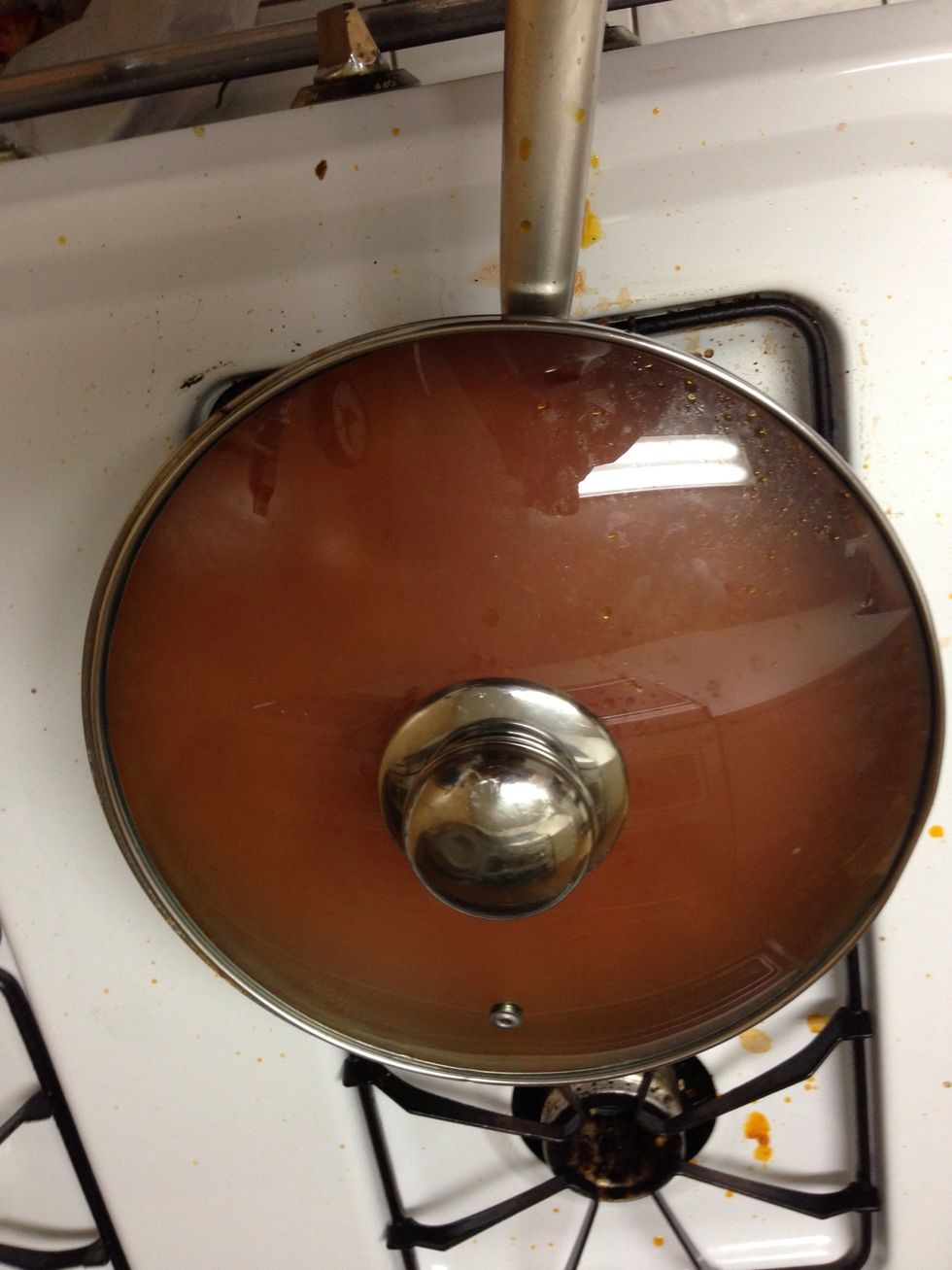 Cover and cook on low heat for 20 minutes