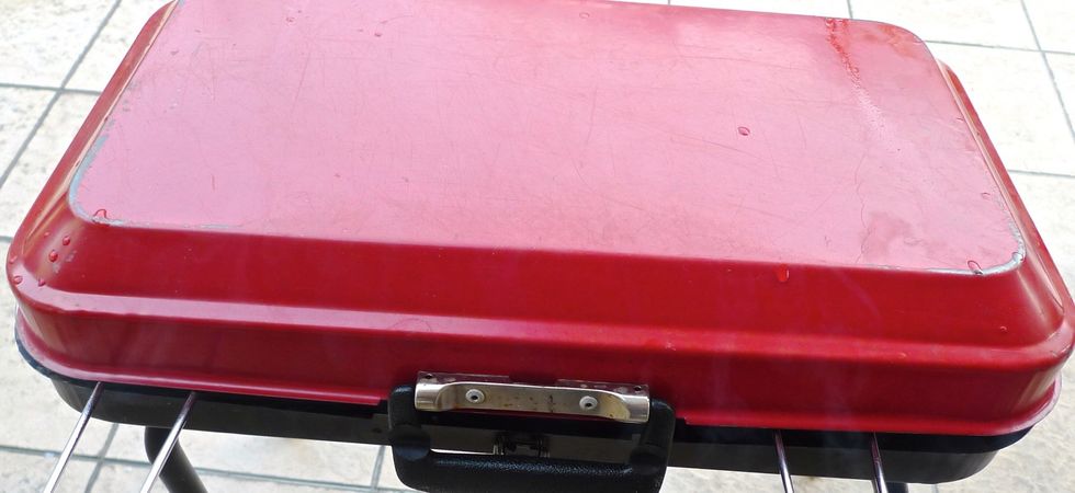 Cover and grill for 6 to 8 minutes or until the fillets begin to FLAKE when tested with a fork.