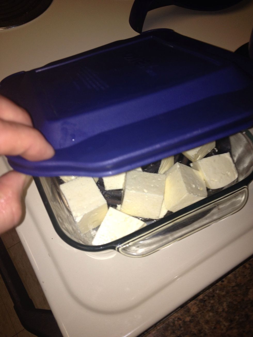 Cover and keep on counter for 2-3 days to harden up, resalting everyday and draining whey from container.