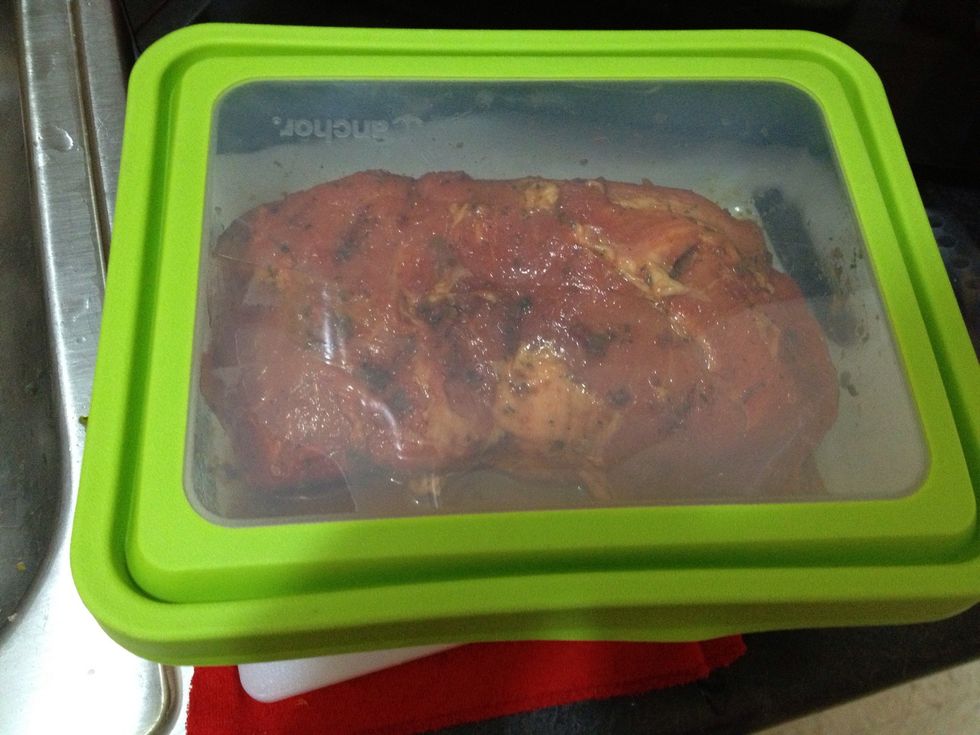 Cover and marinate for 1 hour or overnight....the longer you marinate the better and more tastier the meat comes out!