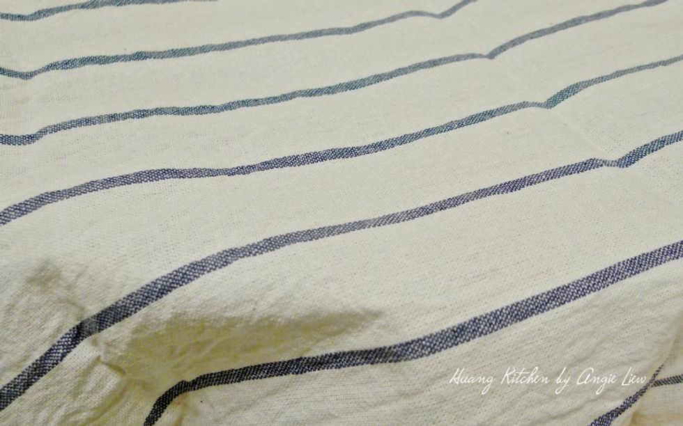 Cover and rest the dough for about 15 minutes.