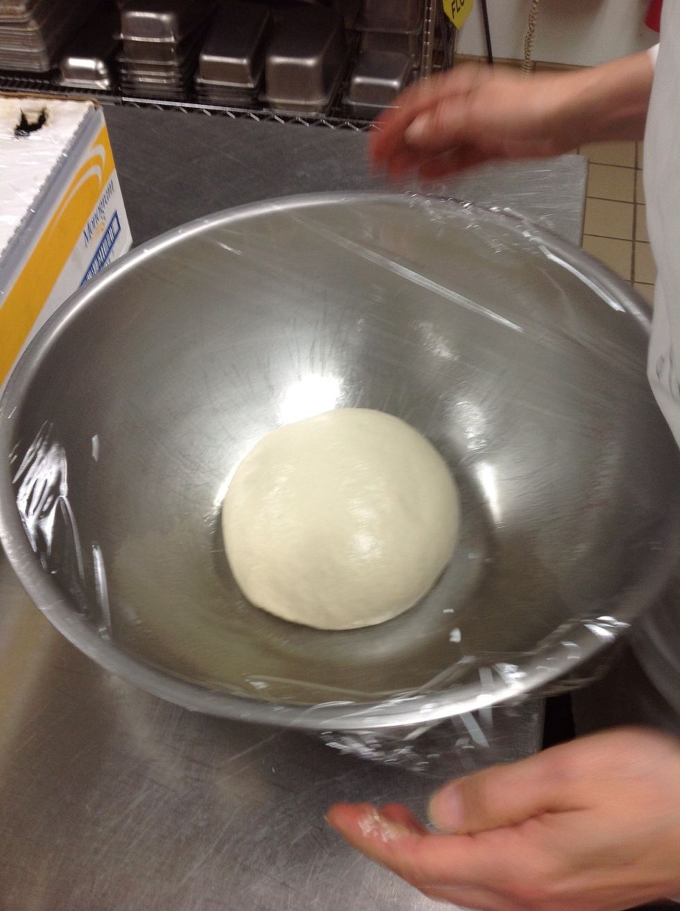 Cover and seal with plastic wrap for 2 hours at room temp.