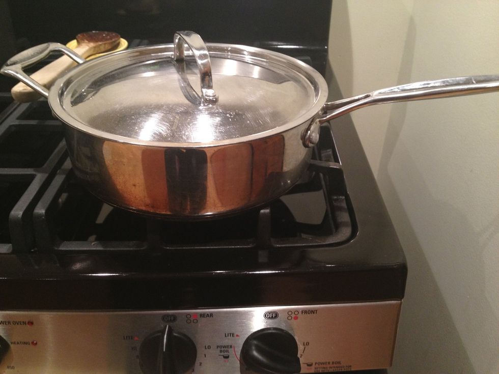 Cover and simmer until the onions are very soft. This should take about 20 minutes. Stir periodically to prevent the onions from sticking to the pan.