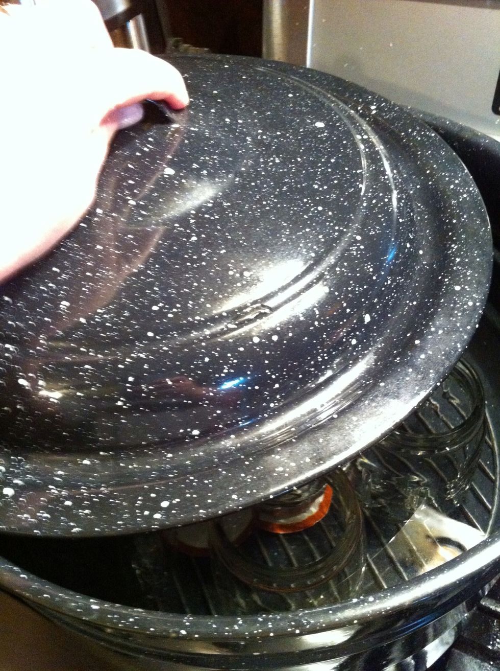 Cover and turn in high heat.