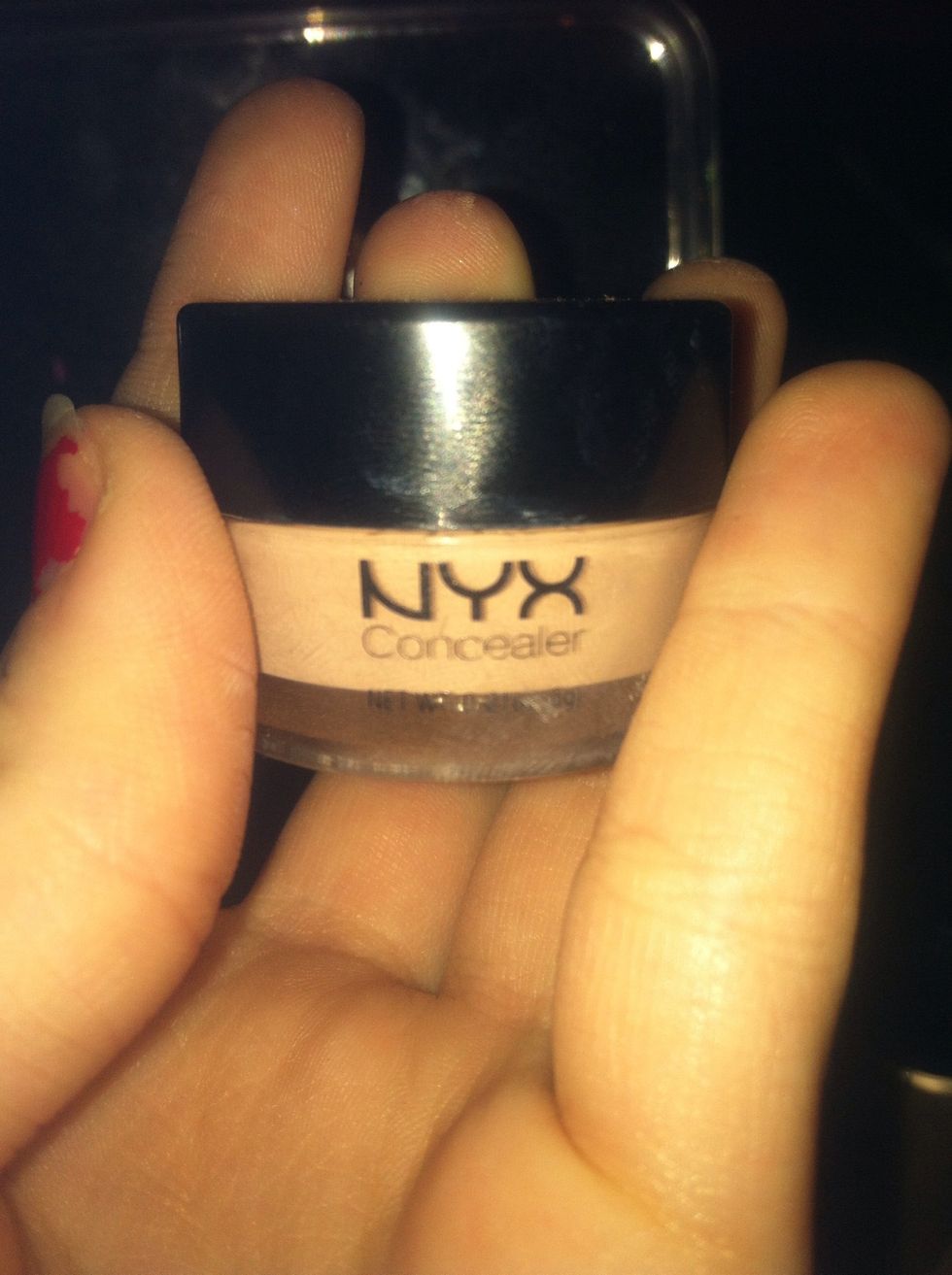 Cover any remaining blemishes or under eye circles with a concealer (: