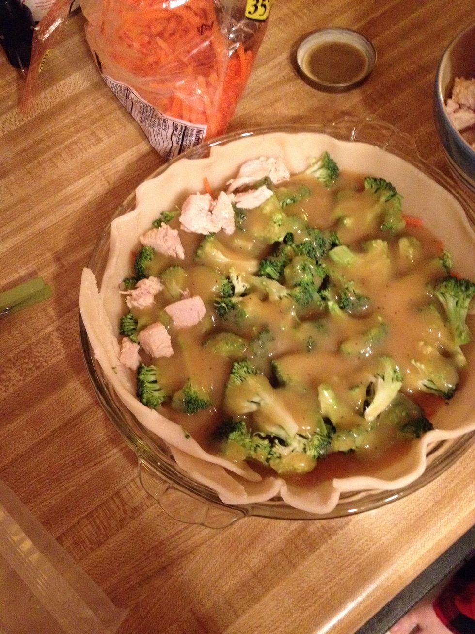 Cover as well as possible.