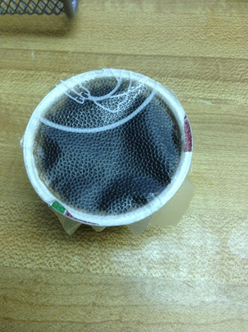 Cover filled cup