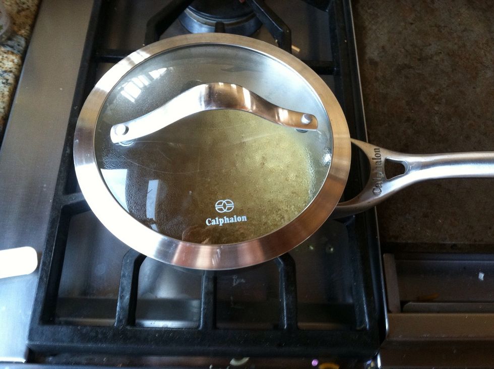 Cover for 5-6 mins until all liquid is absorbed