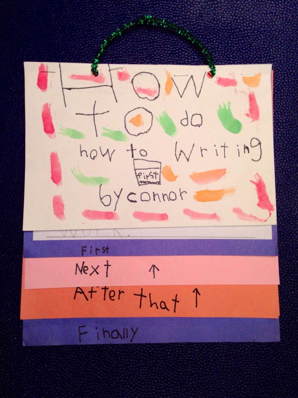 Cover: How to do How-to Writing by Connor, who just finished First Grade.