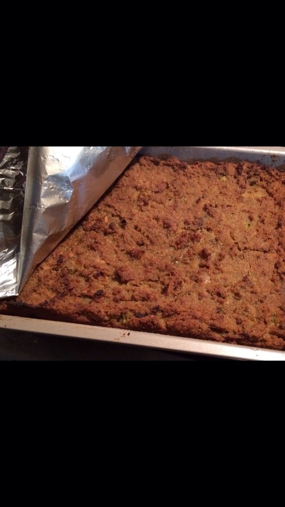 Cover in foil. Take to your sister's for Thanksgiving. Wash empty pan at sister's before bringing home. \ud83d\ude09 Enjoy!