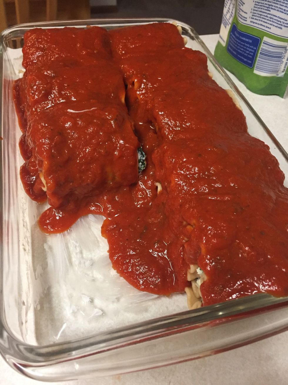 Cover in marinara