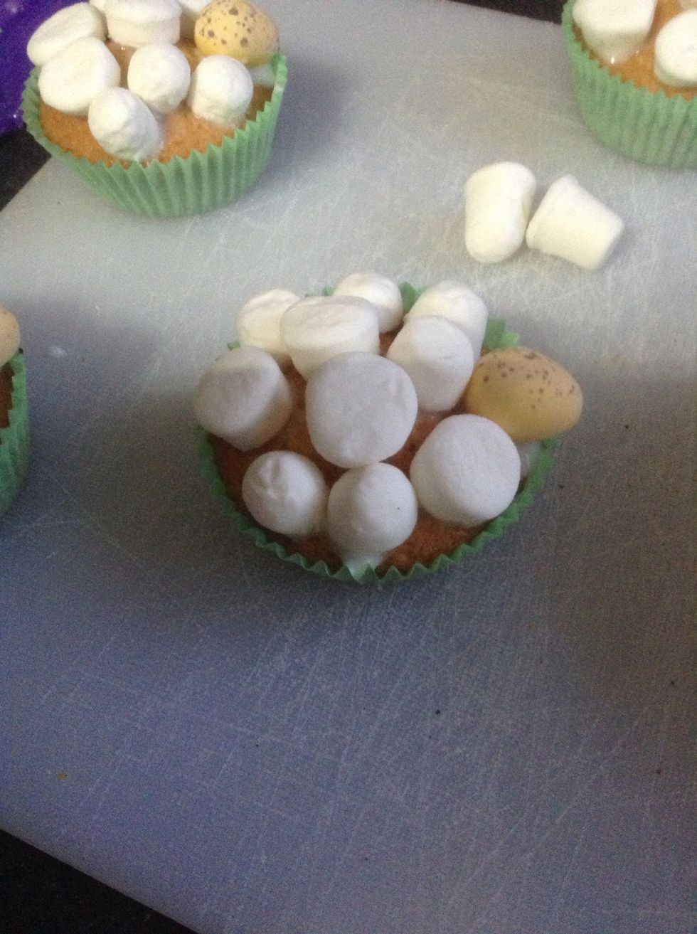 Cover in marshmallows