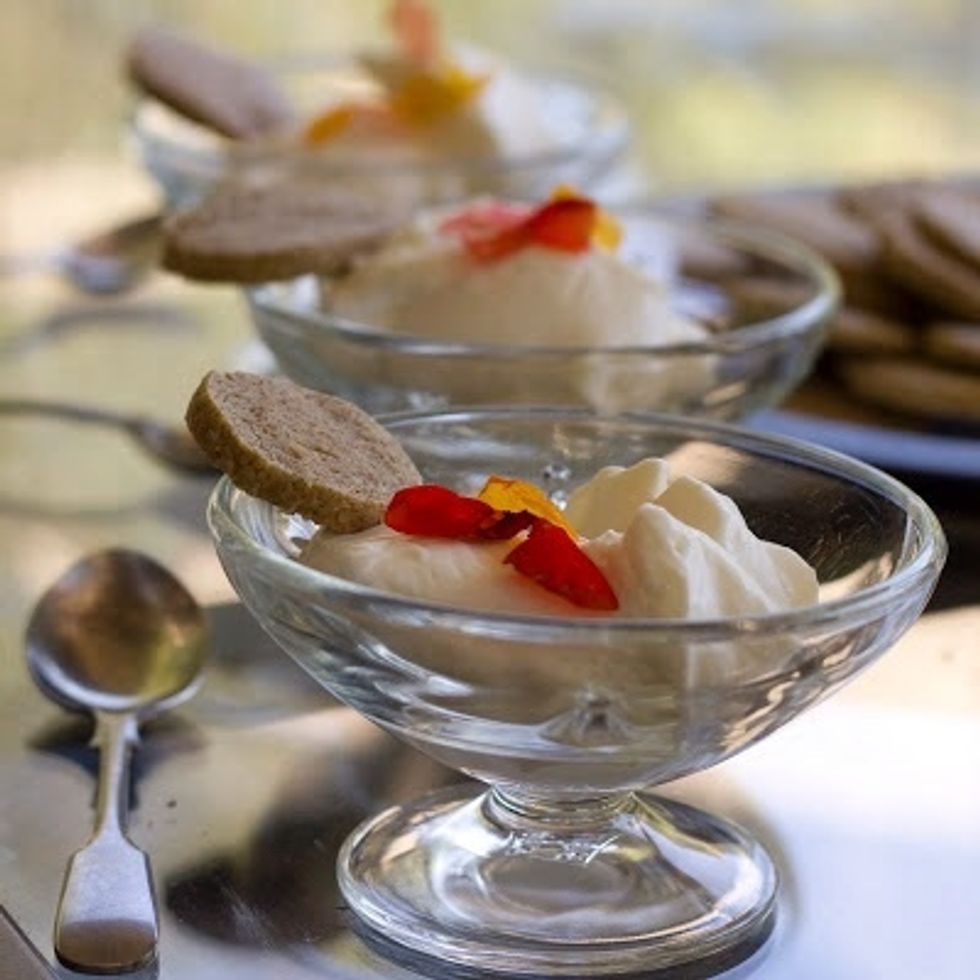 Cover it and place the whole thing back in the fridge for at least 8 hours. Scoop it out and serve it up. That's it. You're done. Perfect mousse.