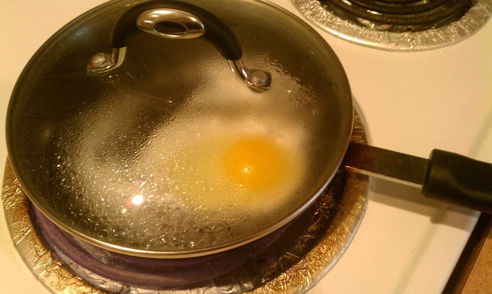 cover.. it best to let a little air escape that way the water wont get too bubbly.