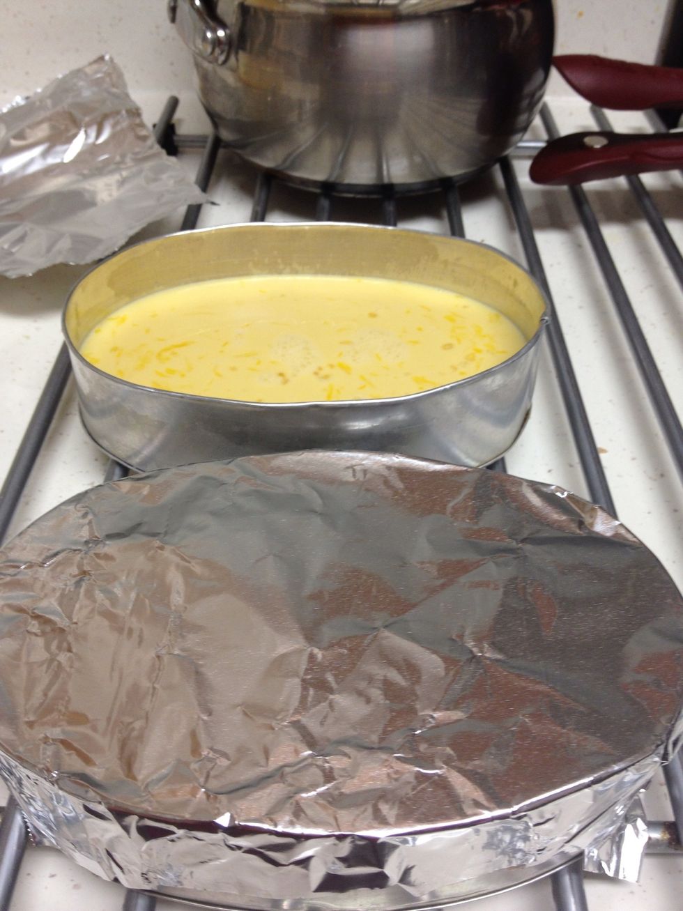 cover it with aluminum foil