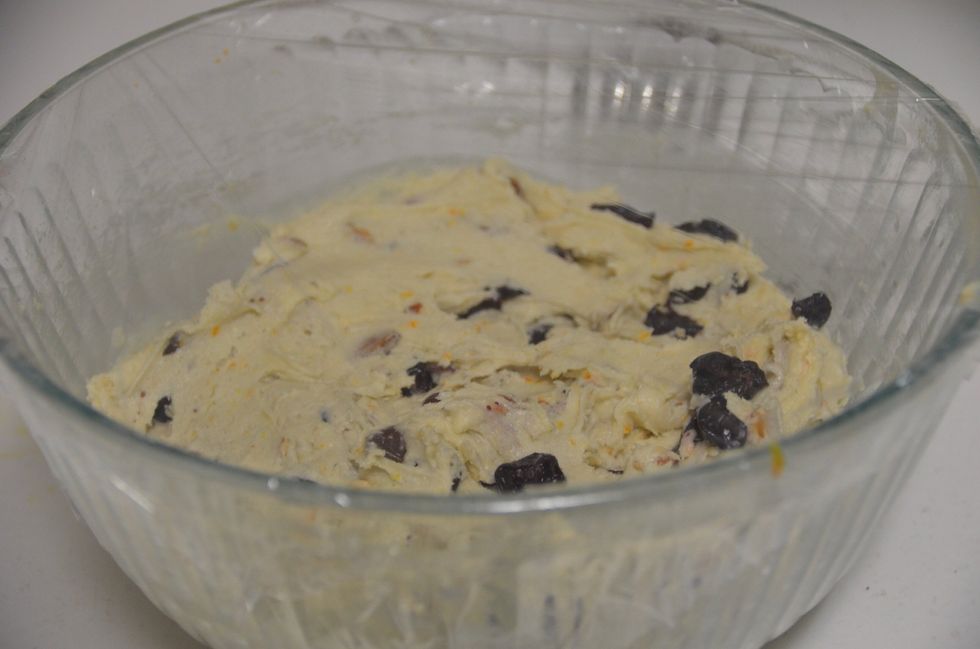 Cover it with plastic wrap and refrigerate for 30 mins.