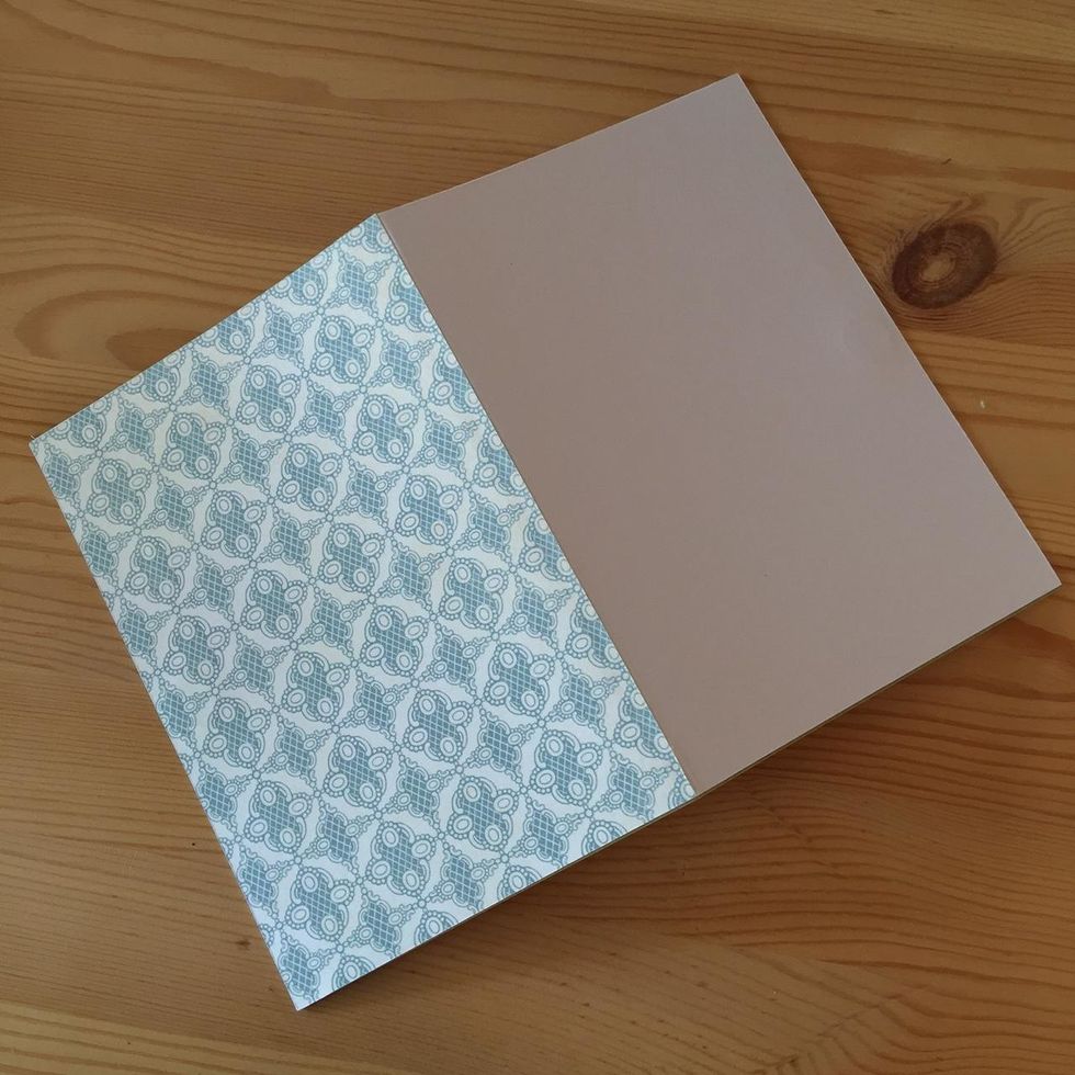 Cover only a half on the other side.