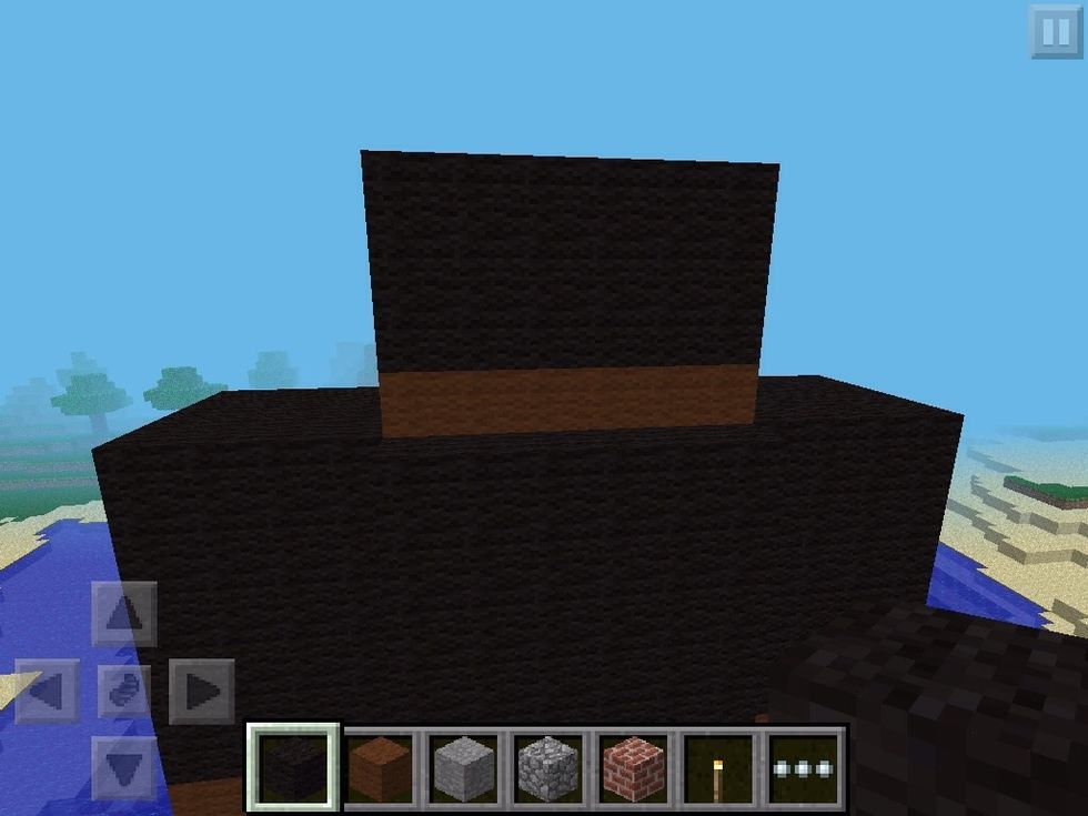 Cover the back of the head and leave 1 space