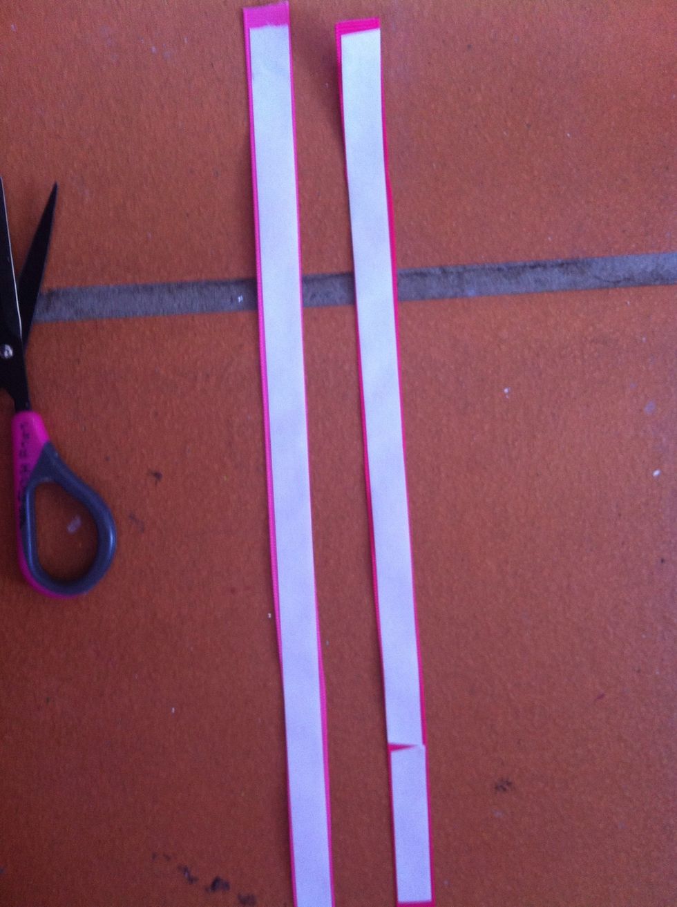 Cover the back of the ribbon with founder sided tape