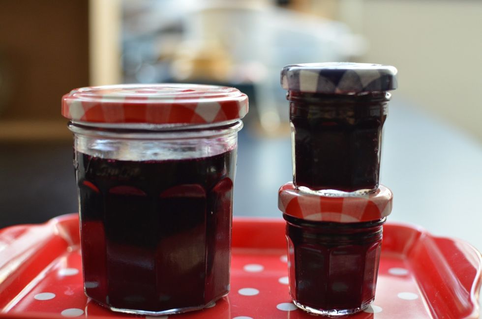 Cover the bottle and boil it with 2 inches of water for 5 minutes.