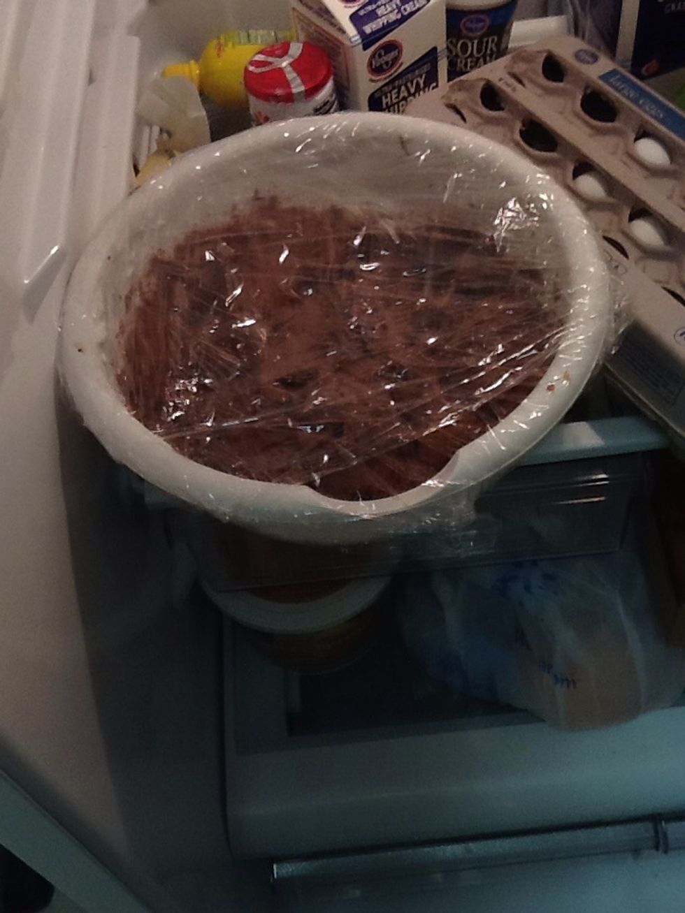 Cover the bowl and let chill.