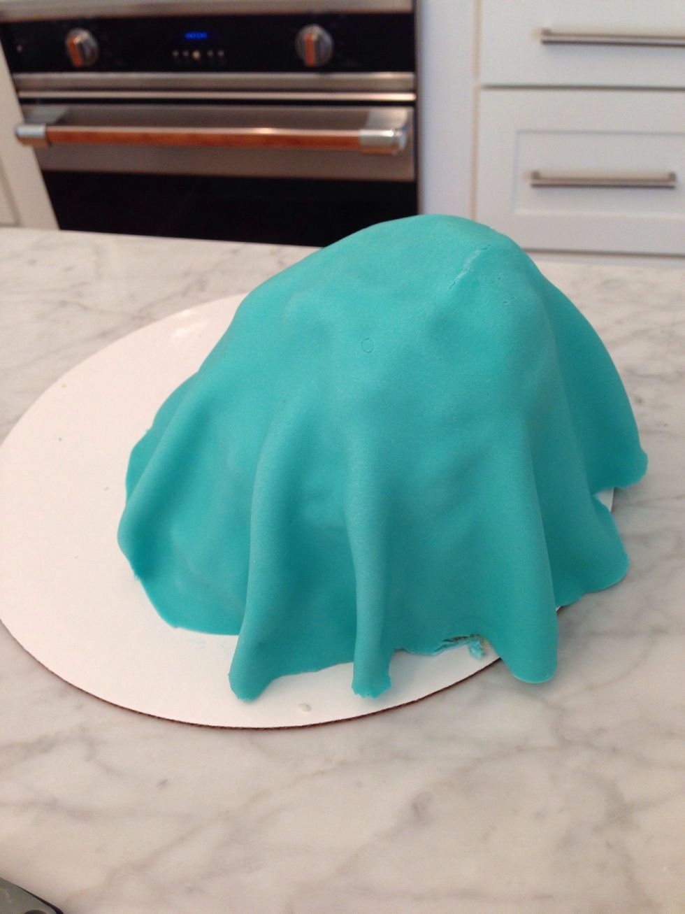 Cover the cake loosely