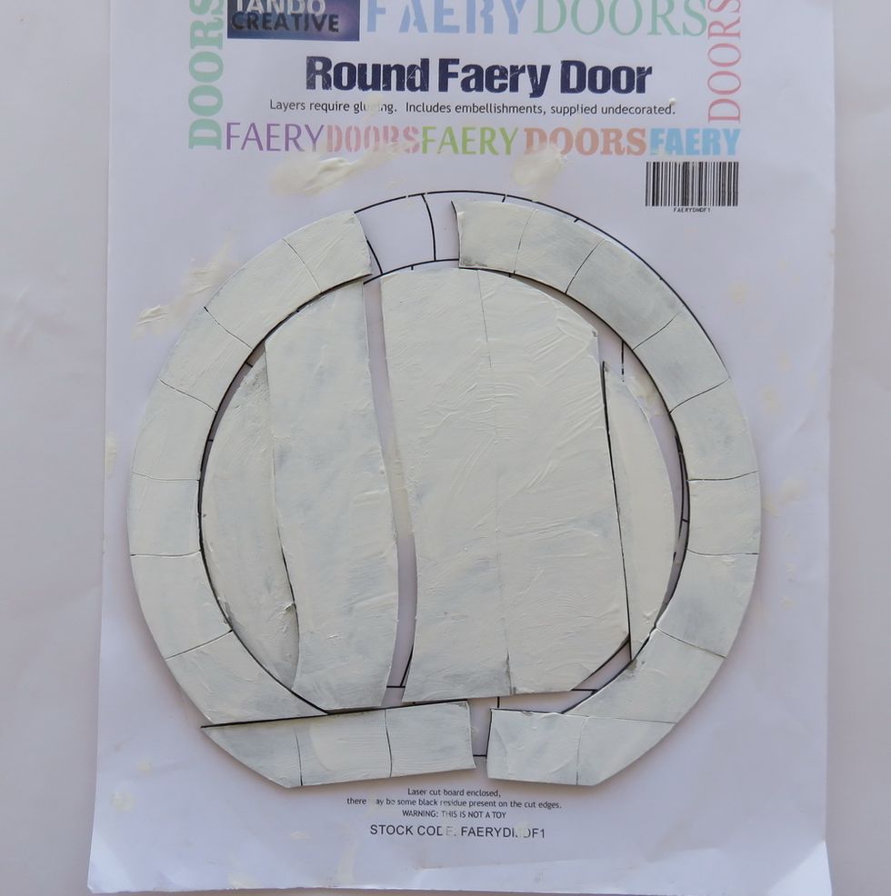 How to make a chipboard fairy door B+C Guides