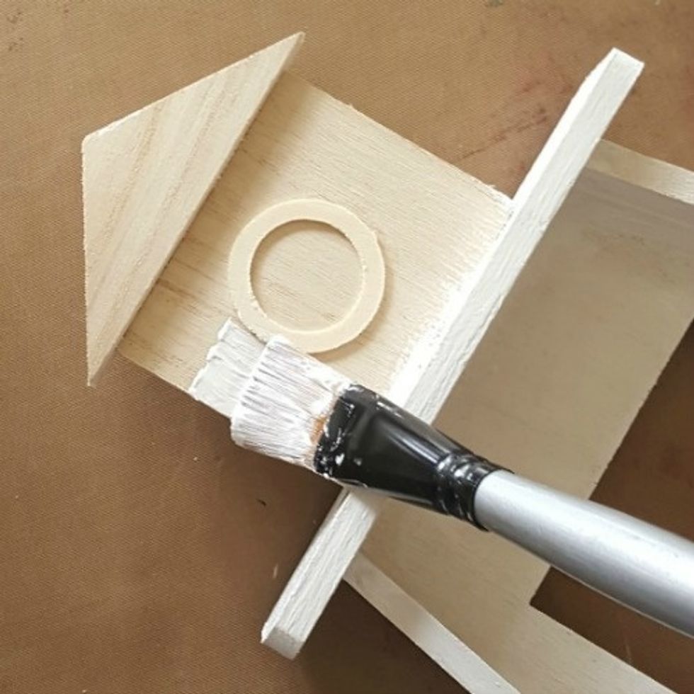 Cover the entire piece with gesso.