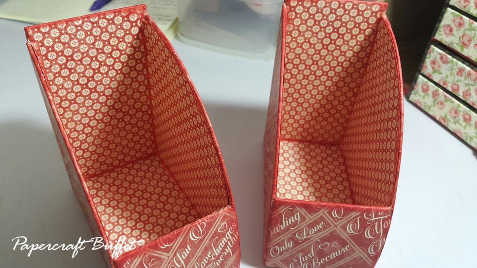 Cover the inside boxes with papers as well, if you want to make it easier, painting work too.
