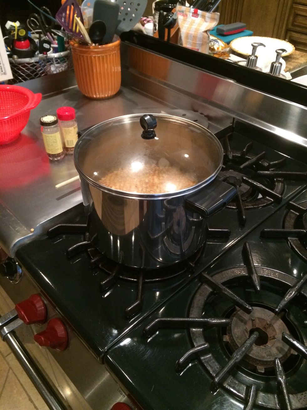 Cover the pot and cook on low fire for 30 mins