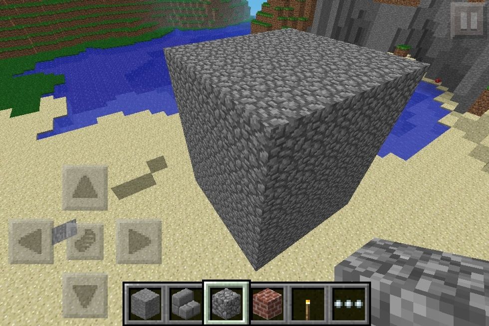 Cover the two holes with a wall and ceiling