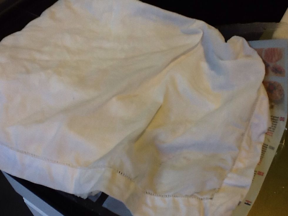 Cover the wrappers with a damp cloth while you roll.